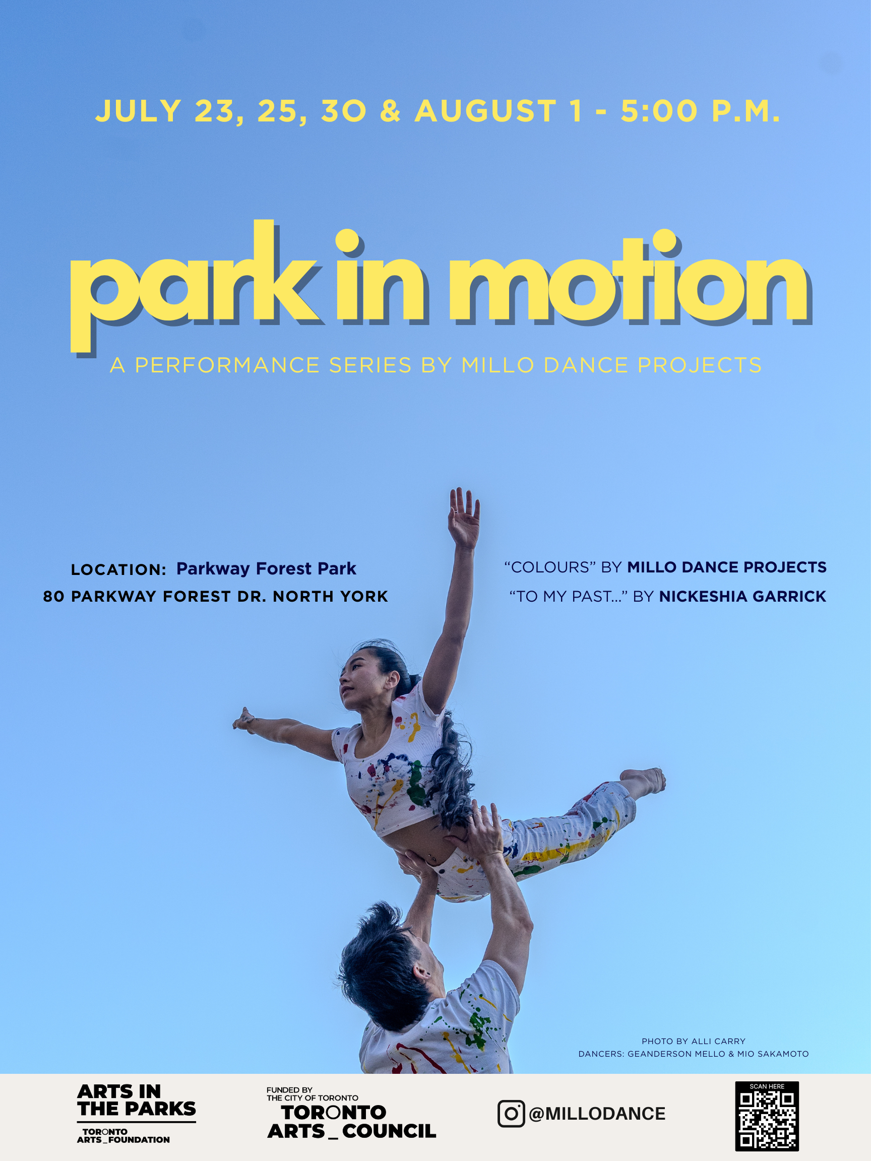 Final PIM Poster Photo by Alli Carry
Dancers: Geanderson Mello & Mio Sakamoto